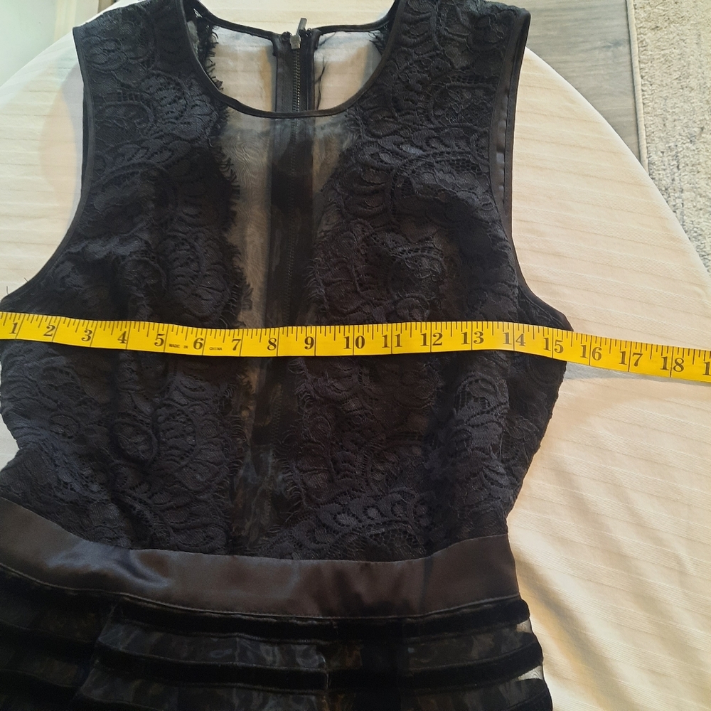 Little Black Dress With Plunging V-neck Dress - Picture 15 of 16